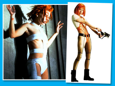 LEELOO in THE FIFTH ELEMENT Model Milla Jovovich