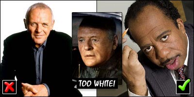 Anthony Hopkins as a Black Guy in The Human Stain